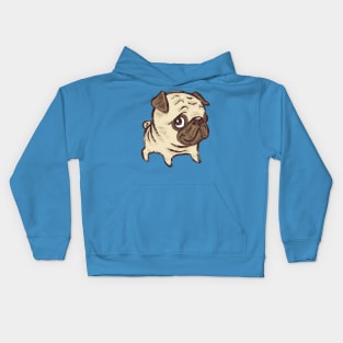 Pug dog Kids Hoodie